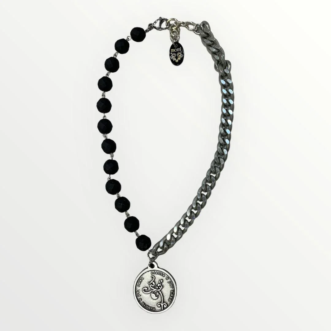 MOMI - COLLANA FRANCESCA CORTA MEDAGLIA - Image 4