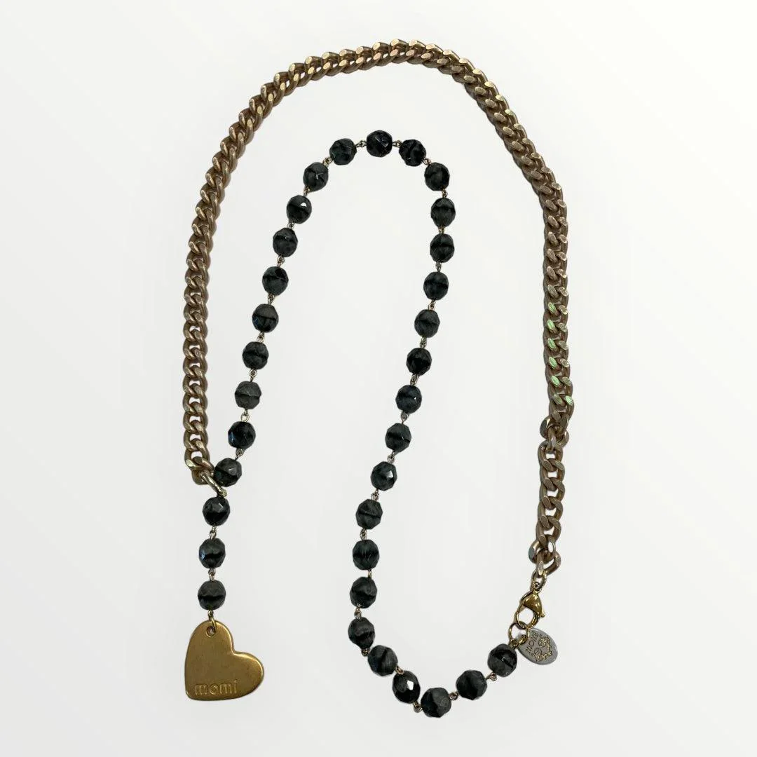 MOMI - COLLANA FRANCESCA LUNGA CUORE - Image 6