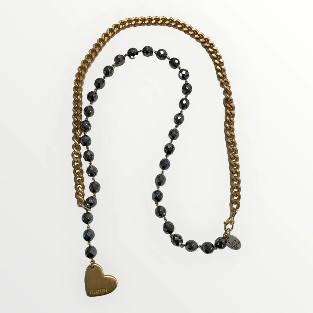 MOMI - COLLANA FRANCESCA LUNGA CUORE - Image 7