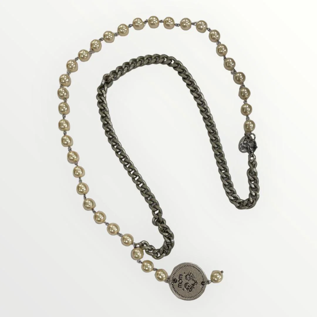 MOMI - COLLANA FRANCESCA LUNGA MEDAGLIA - Image 15