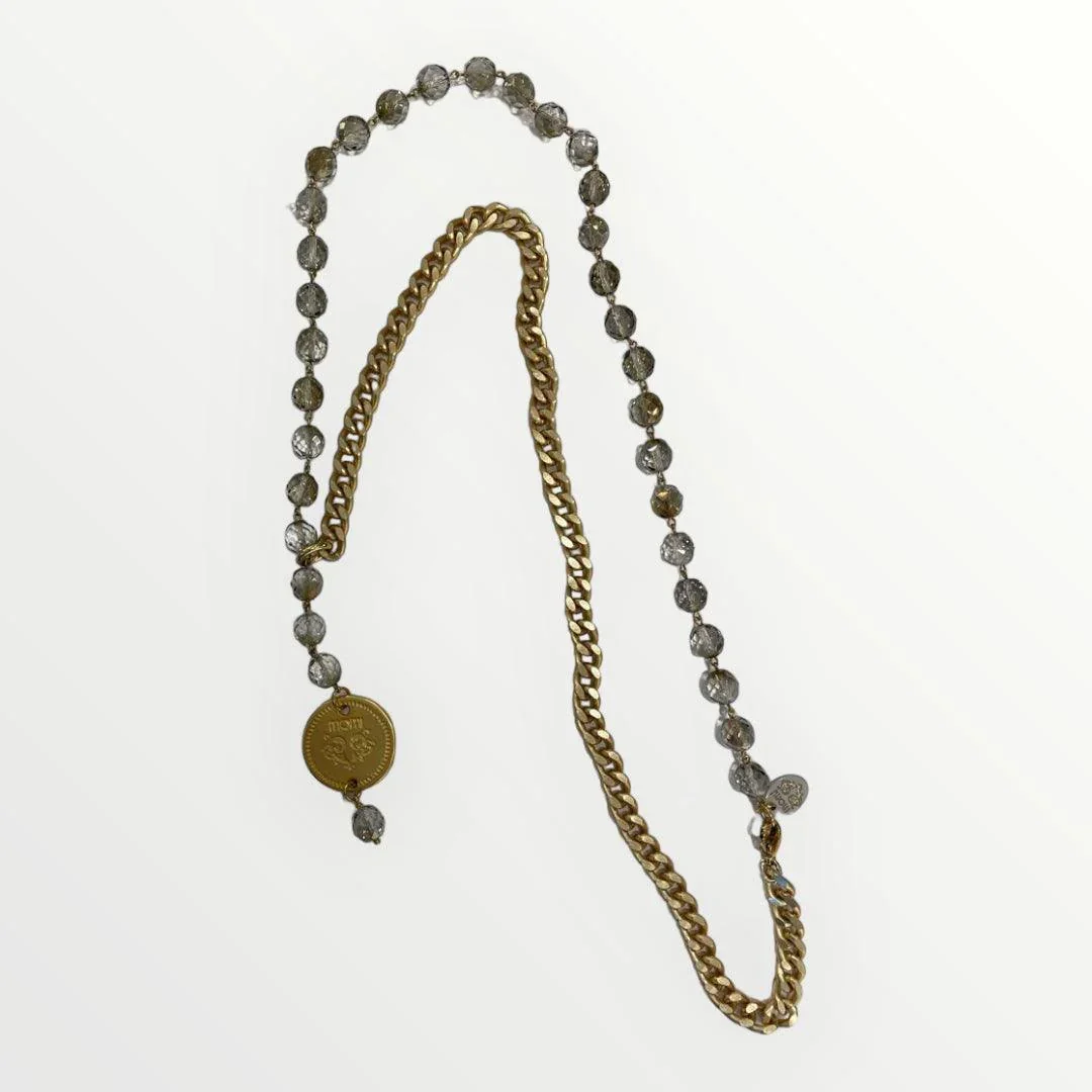 MOMI - COLLANA FRANCESCA LUNGA MEDAGLIA - Image 16