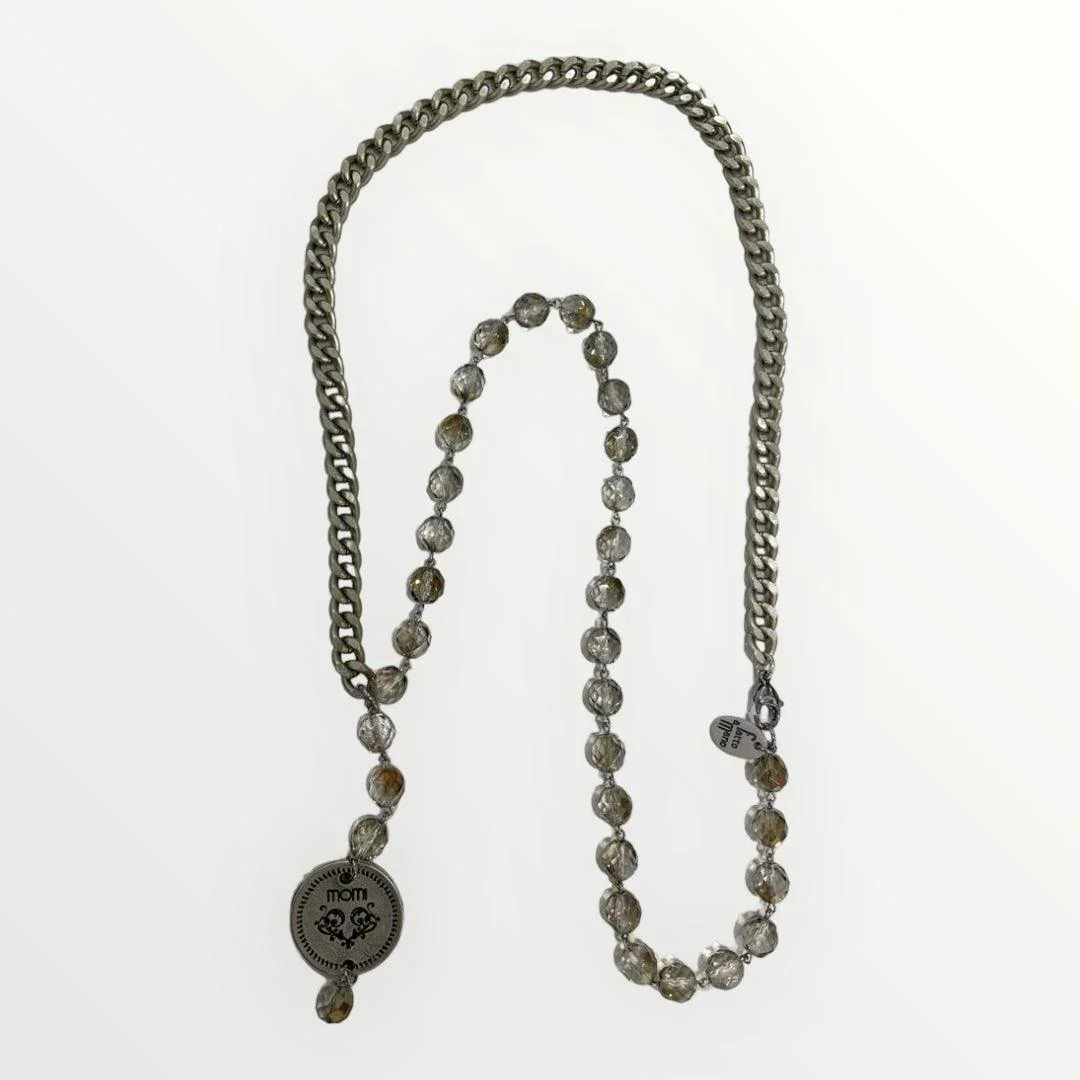MOMI - COLLANA FRANCESCA LUNGA MEDAGLIA - Image 17