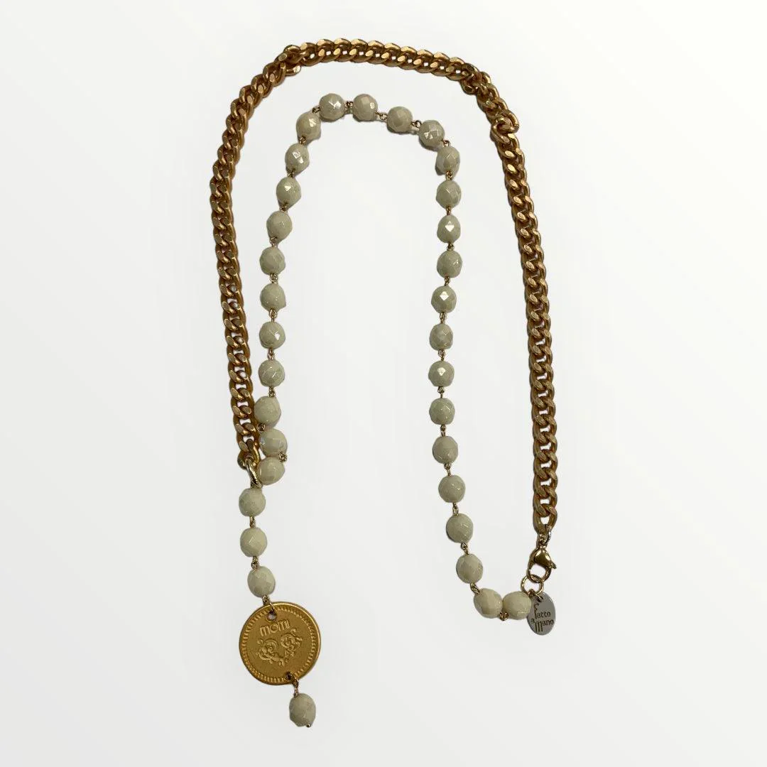 MOMI - COLLANA FRANCESCA LUNGA MEDAGLIA - Image 18