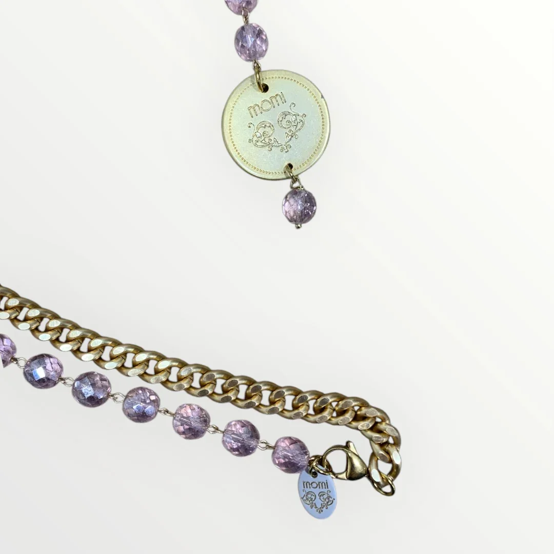 MOMI - COLLANA FRANCESCA LUNGA MEDAGLIA - Image 22