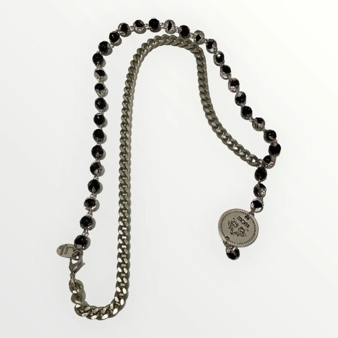 MOMI - COLLANA FRANCESCA LUNGA MEDAGLIA - Image 6