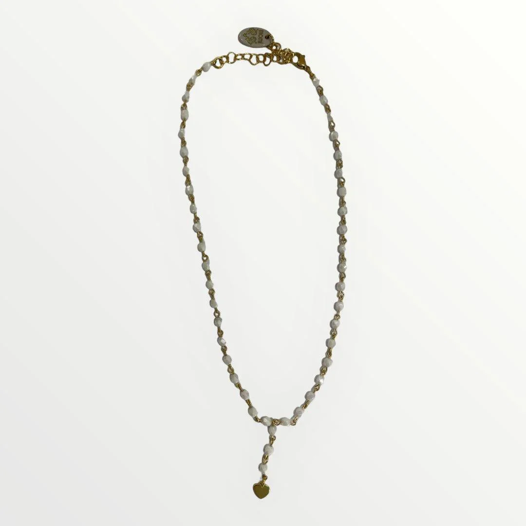MOMI - COLLANA ROSARIO CORTO CUORE - Image 7